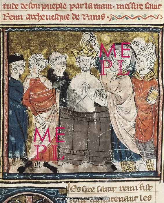 : CLOVIS I (465-511). Merovingian king of the Franks : CLOVIS I (465-511). Merovingian king of the Franks