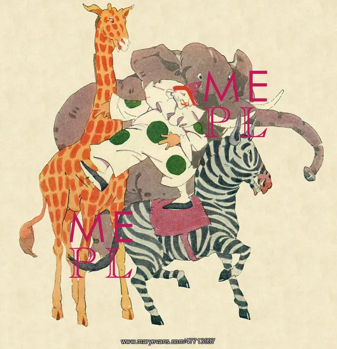  : Clown and Animals