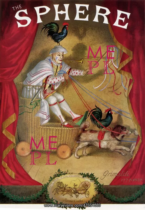 : The Clown Grimaldi Performing on a Cart : The Clown Grimaldi Performing on a Cart