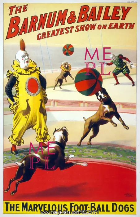 : A clown perform with the marvelous foot-ball ? : A clown perform with the marvelous foot-ball ?