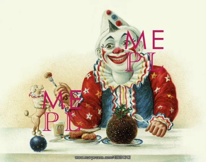 : Clown & poodle : Clown & poodle