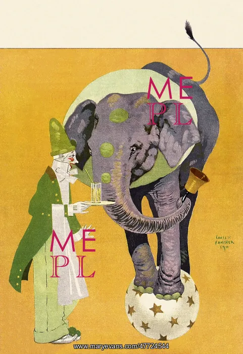  : Clown serves Elephant a Drink