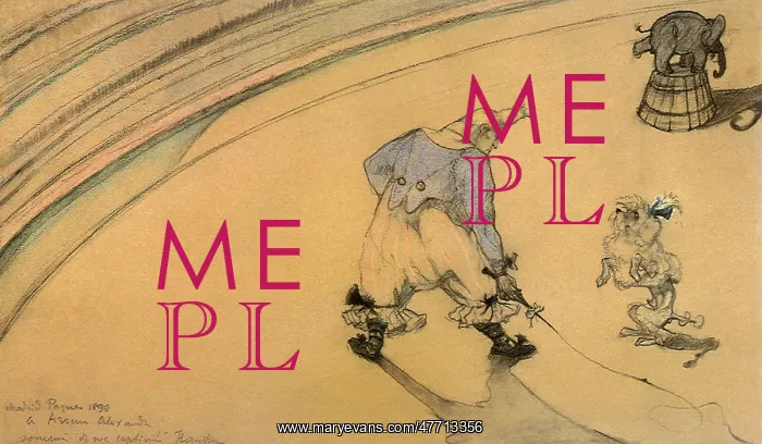 : Clown Trainer, by Toulouse-Lautrec : Clown Trainer, by Toulouse-Lautrec