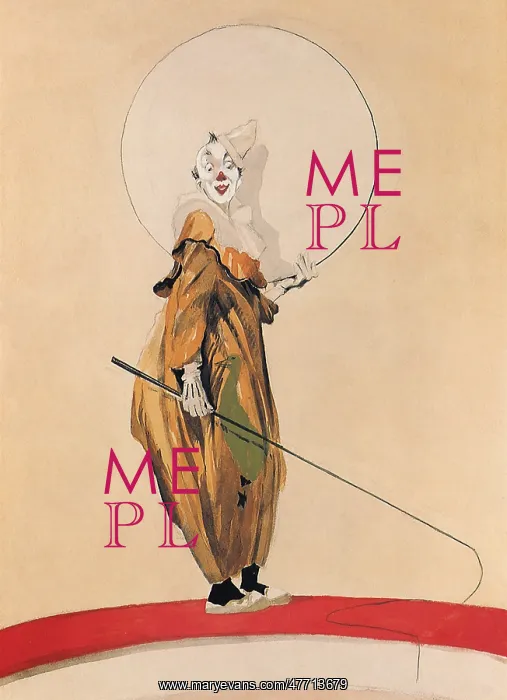  : Clown with Whip and Disc