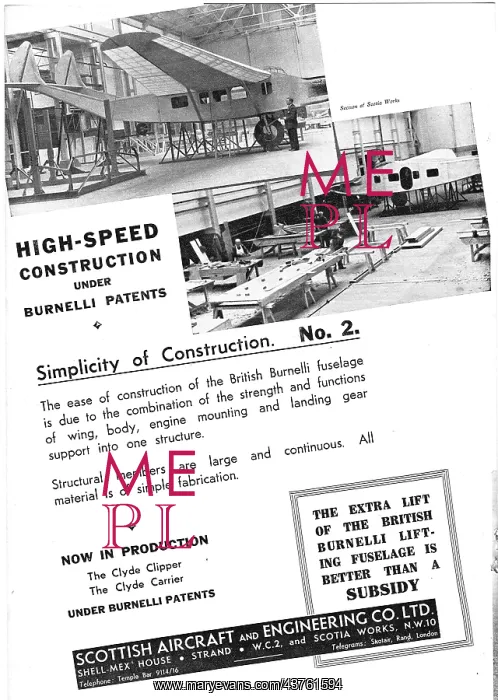 : Clyde Clipper - Clyde Carrier (Burnelli) : Clyde Clipper - Clyde Carrier (Burnelli)