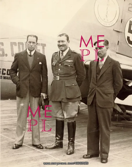 : Clyde Edward Pangborn, Col Roscoe Turner : Clyde Edward Pangborn, Col Roscoe Turner