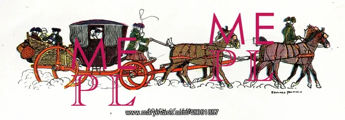  : Coach of 1640 by Edward Penfield