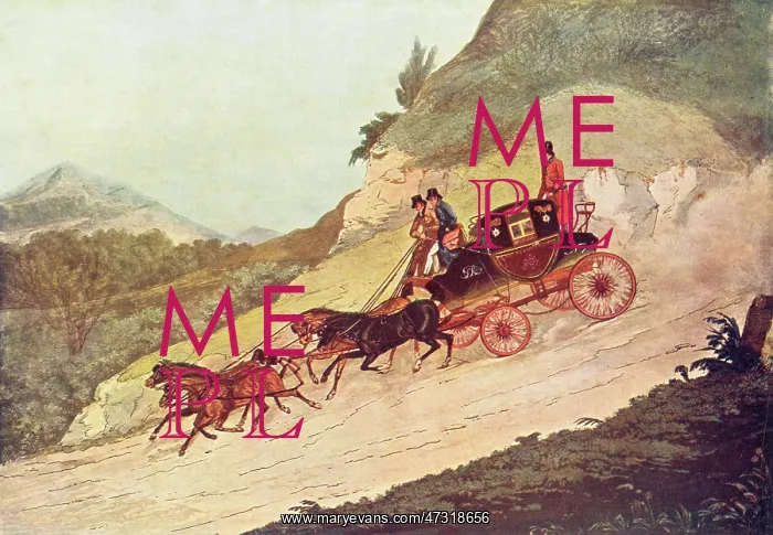  : Coach Going Down Hill