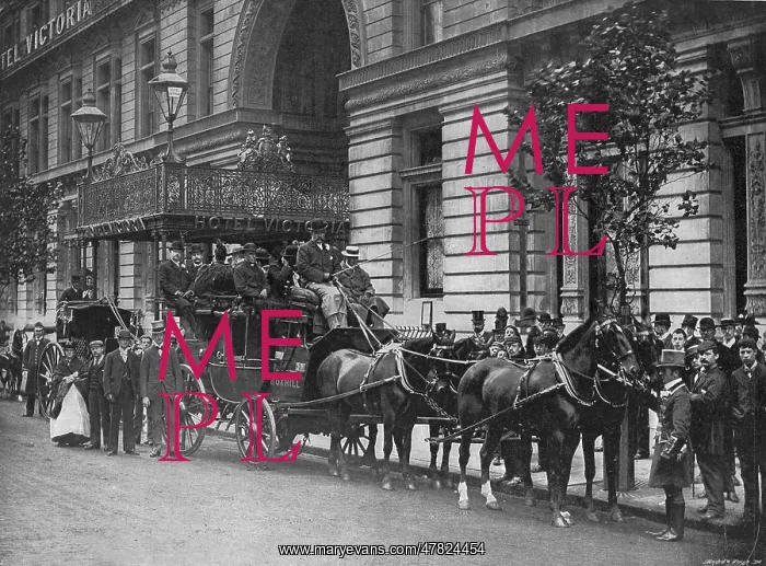 : Coach and Hansom Cab, London : Coach and Hansom Cab, London