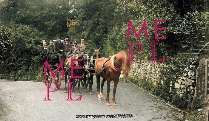 : Coach near Grasmere, Lake District : Coach near Grasmere, Lake District