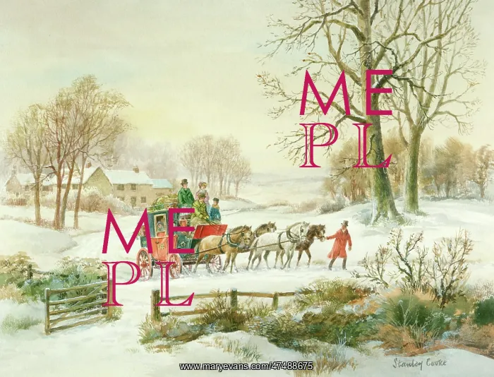  : Coach and Four in the Snow