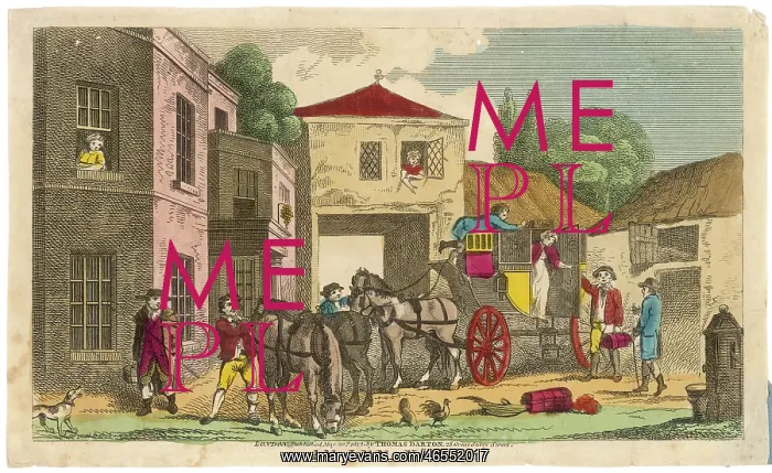 : COACHING INN YARD / 1812 : COACHING INN YARD / 1812