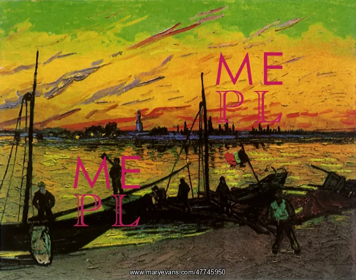  : Coal Barges, by Van Gogh