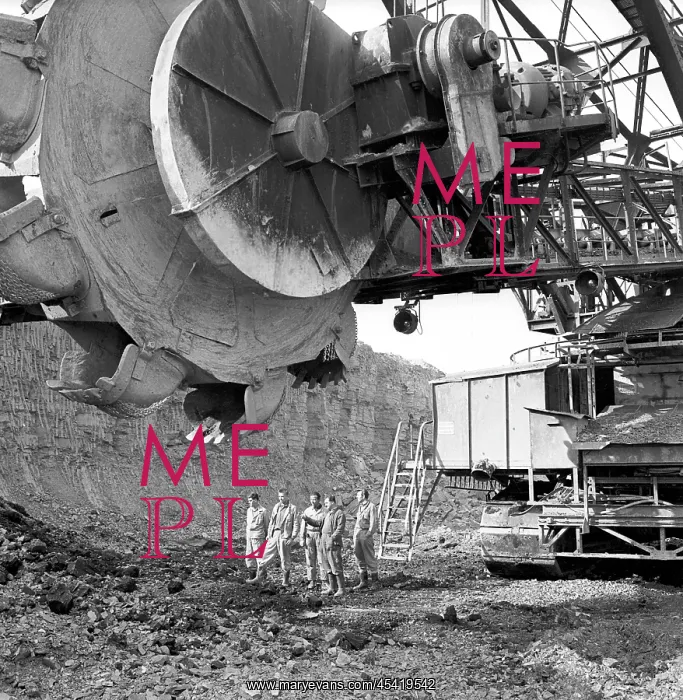 : Coal mining - paddle wheel - brown coal - difference : Coal mining - paddle wheel - brown coal - difference