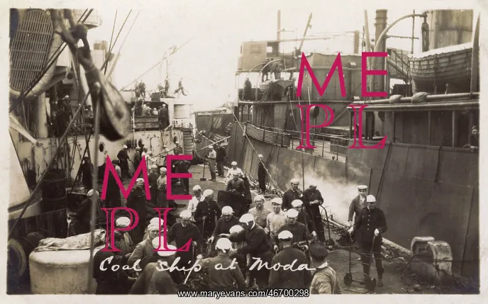 : Coal Ship - HMS Marlborough - Moda, Sea of Marmara, Turkey : Coal Ship - HMS Marlborough - Moda, Sea of Marmara, Turkey