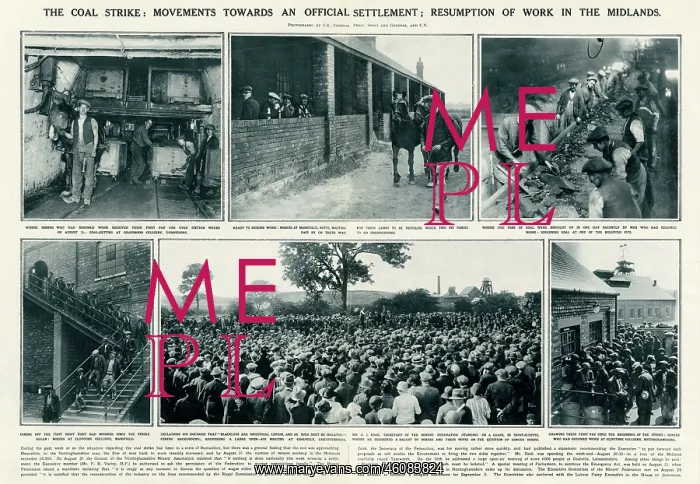 : Coal strike: movements towards an official settlement 1926 : Coal strike: movements towards an official settlement 1926