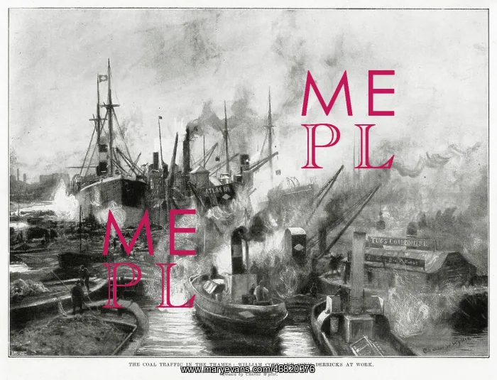 : The coal traffic in the Thames 1896 : The coal traffic in the Thames 1896