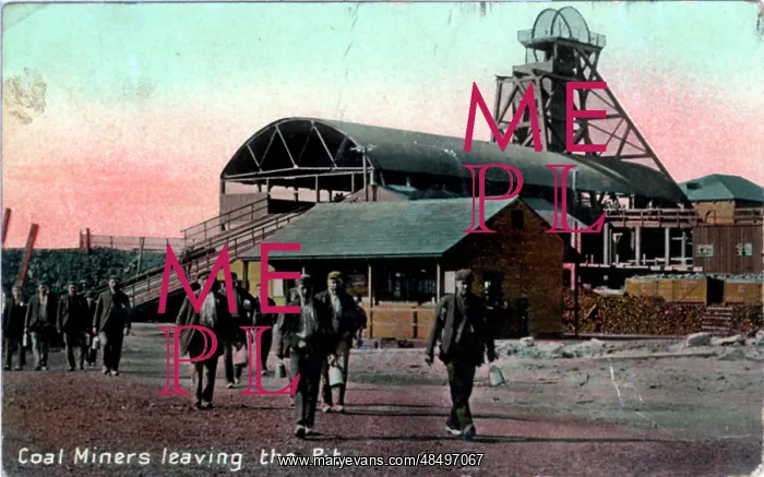  : Coalminers Leaving the Pit, Unknown Colliery