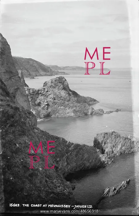 : The Coast at Mevagissey : The Coast at Mevagissey