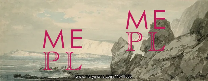: Coast View with Chalk Cliffs : Coast View with Chalk Cliffs