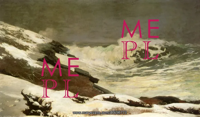 : Coast in Winter, by Winslow Homer