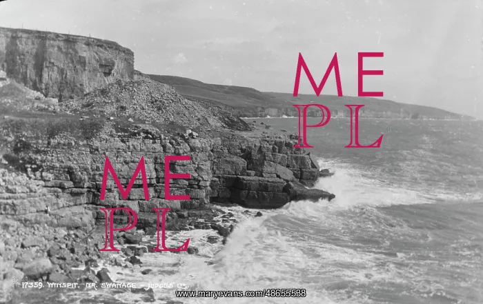 : Coastal Cliffs at Swanage : Coastal Cliffs at Swanage