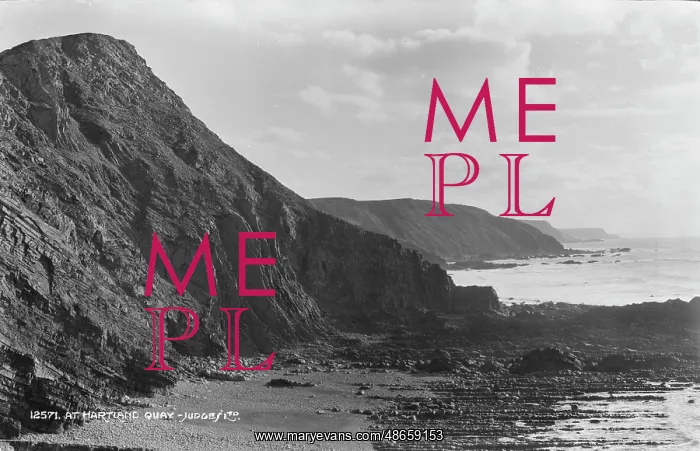: Coastal Landscape at Hartland Quay : Coastal Landscape at Hartland Quay