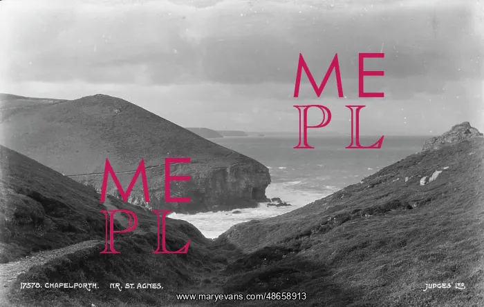 : Coastal View Near Chapel Porth : Coastal View Near Chapel Porth
