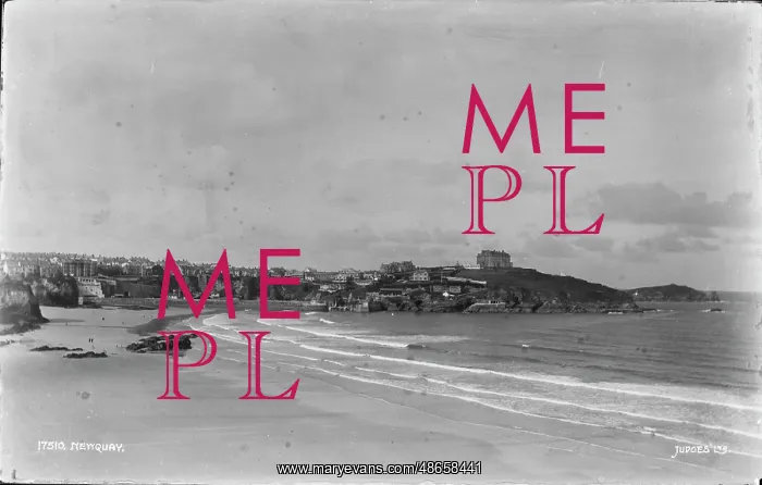 : Coastal View of Newquay : Coastal View of Newquay
