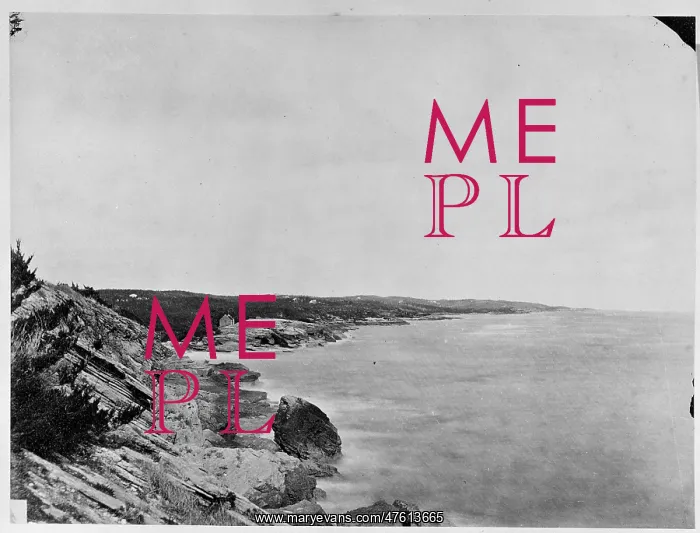 : Coastline. A photograph taken during the voyage of H.M.S : Coastline. A photograph taken during the voyage of H.M.S