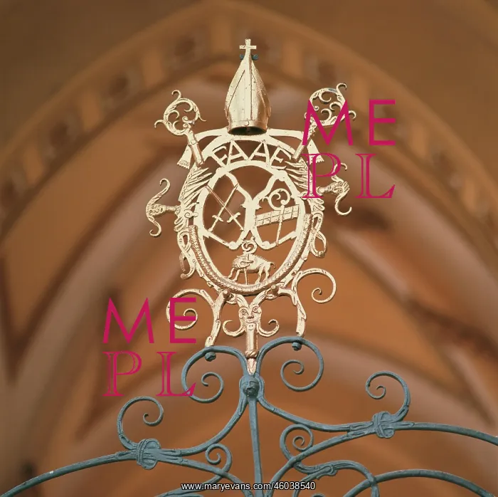 : Coat of arms of an abbot of the monastery : Coat of arms of an abbot of the monastery
