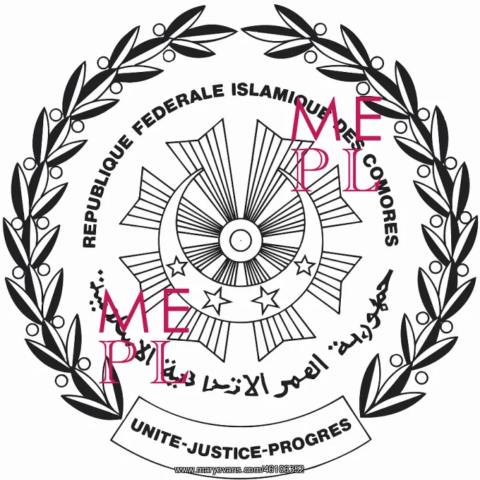 : Coat of arms, Comoros : Coat of arms, Comoros