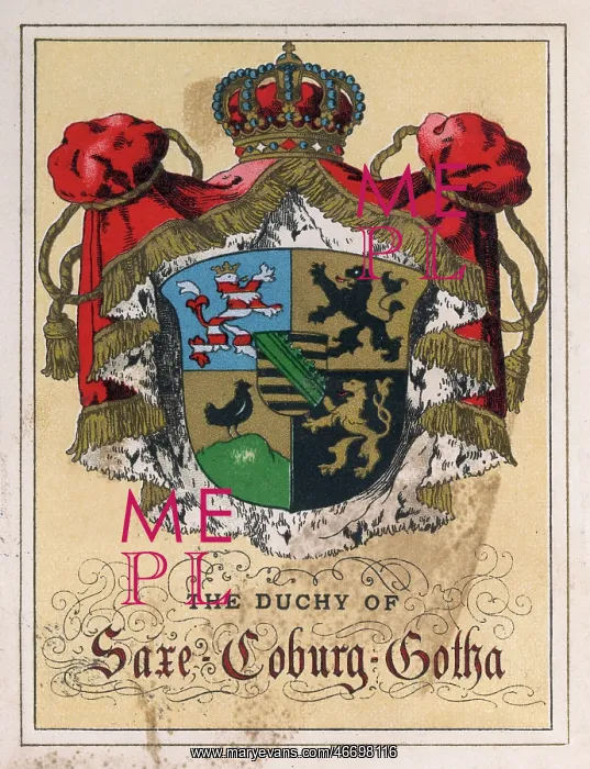  : The Coat of Arms of The Duchy of Saxe Coburg Gotha
