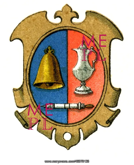 : Coat of arms, Germany, tin pourers : Coat of arms, Germany, tin pourers