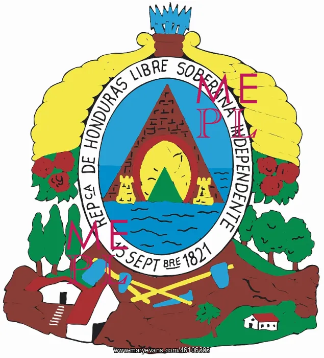 : Coat of arms, Honduras : Coat of arms, Honduras