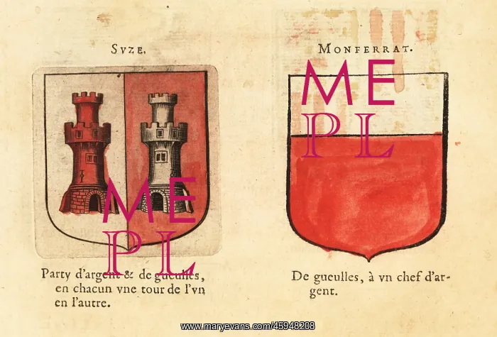 : Coat of arms of the Margraviate of Susa and the : Coat of arms of the Margraviate of Susa and the