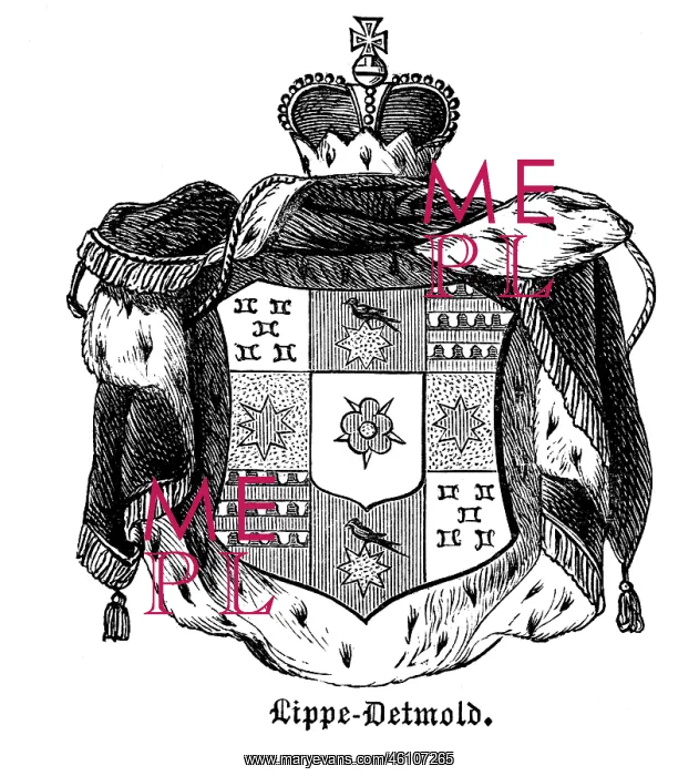 : Coat of arms, Principality of Lippe-Detmold : Coat of arms, Principality of Lippe-Detmold
