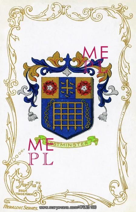 : Coat of Arms for Westminster, London : Coat of Arms for Westminster, London