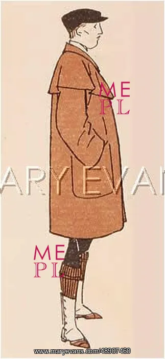 : COAT WITH CAPE 1913 : COAT WITH CAPE 1913