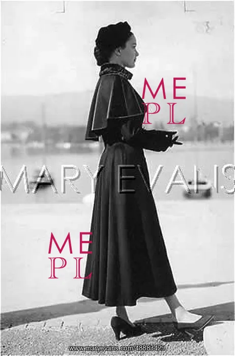 : COAT & CAPE LATE 1940S : COAT & CAPE LATE 1940S