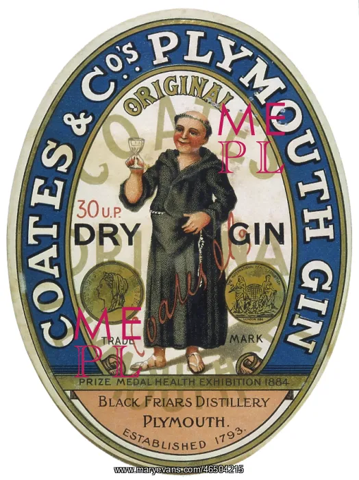  : Coates Plymouth Gin