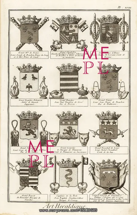 : Coats of arms of French dignitaries : Coats of arms of French dignitaries
