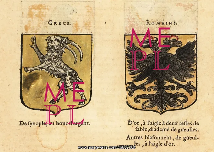 : Coats of arms of the Greeks and Romans : Coats of arms of the Greeks and Romans