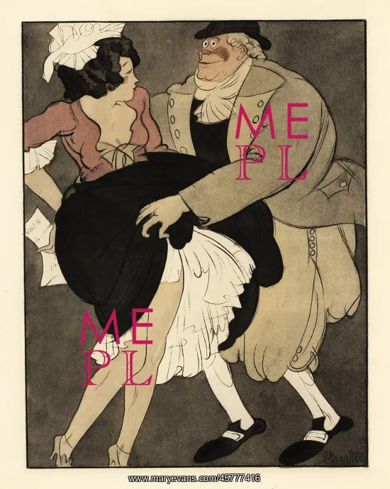 : The cobbler's wife repaying a debt to the corn merchant : The cobbler's wife repaying a debt to the corn merchant