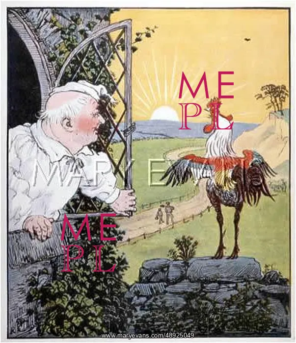 : COCK AT SUNRISE 1887 : COCK AT SUNRISE 1887