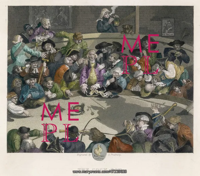 : Cockfighting - Hogarth