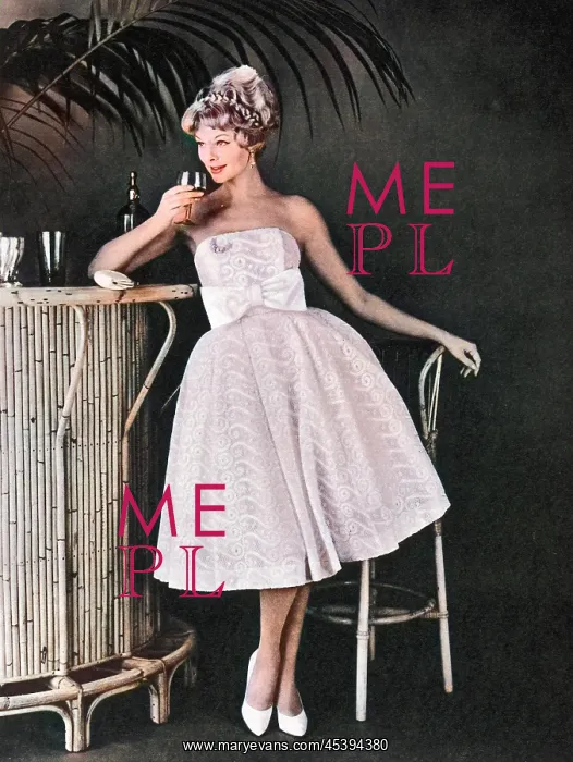  : Cocktail fashion, 1958