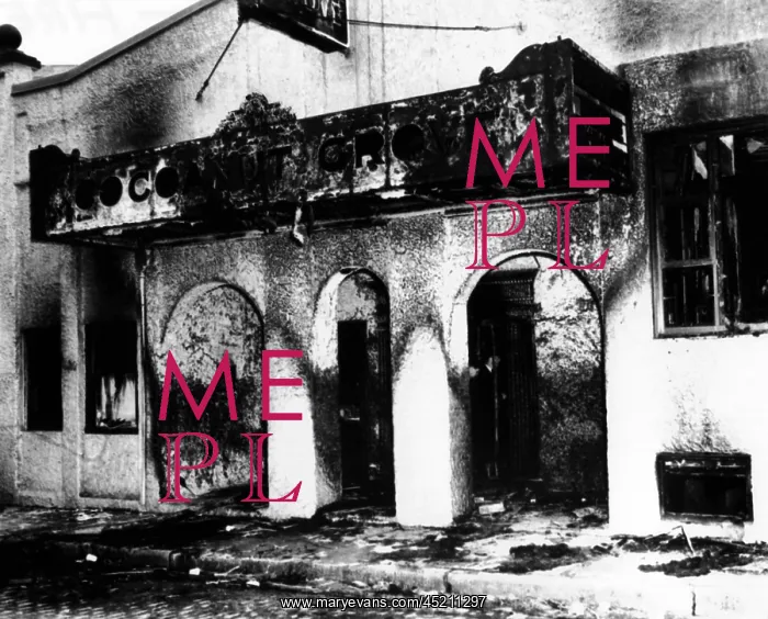 : Coconut Grove Nightclub Fire. The charred ? : Coconut Grove Nightclub Fire. The charred ?
