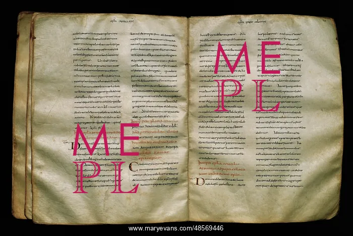 : Codex Adrianus. Volume on parchement. 9th century. Caroline : Codex Adrianus. Volume on parchement. 9th century. Caroline