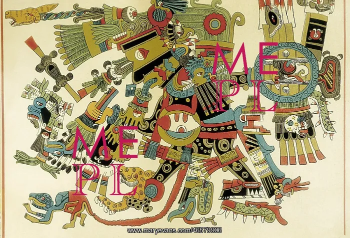 : Codex Borgia. Ritual and divinatory mesoamerican : Codex Borgia. Ritual and divinatory mesoamerican